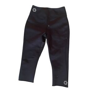 Zaggora High Rise Pants XL Hotpants Slimming‎ Neoprene Weight Loss Solid Black